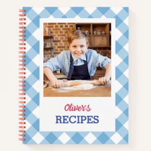 Personalized Cookbook (Your Photo) Recipe Notebook