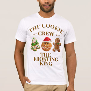 Personalized Cookie Crew Funny Christmas Matching T-Shirt