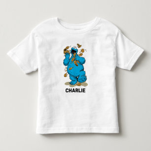 Personalized Cookie Monster Crazy Cookies Toddler T-Shirt