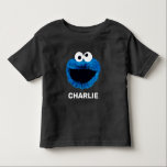 Personalized Cookie Monster | Watercolor Trend Toddler T-Shirt<br><div class="desc">This trendy watercolor graphic features Sesame Street's,  Cookie Monster.  ©  2022 Sesame Workshop. www.sesamestreet.org</div>