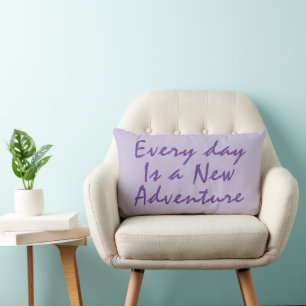 PERSONALIZED COOL TEXT QUOTE SIMPLE STYLISH MODERN LUMBAR CUSHION