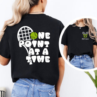 Personalized Coquette Cute Girls Tennis T-Shirt