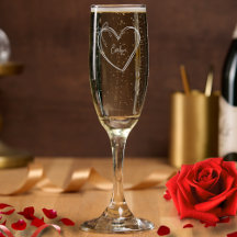 Personalized Coquette Heart Galentine Favor