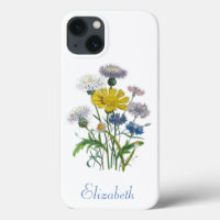 Personalized Cornflowers Case-Mate iPhone Case