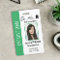 Personalized Corporate Employee ID Badge Green