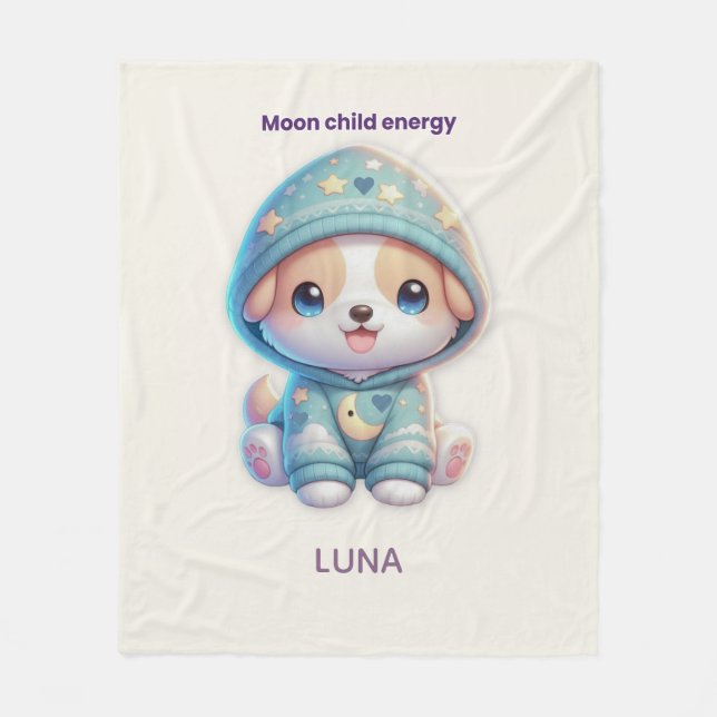 Personalized Cosmic Pet Blanket (Front)
