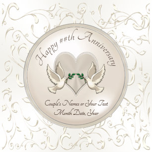 2 Year Anniversary Decorative Throw Cushions Zazzle Au