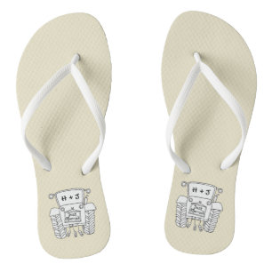 Personalized Country Wedding Tractor Flip Flops
