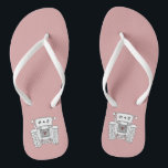 Personalized Country Wedding Tractor Flip Flops<br><div class="desc">A pair of tractor country farm themed wedding fun flip flops that can be personalized with the couple's initials.</div>