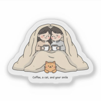 Personalized Couple & Cat Lovers Cozy Collection 