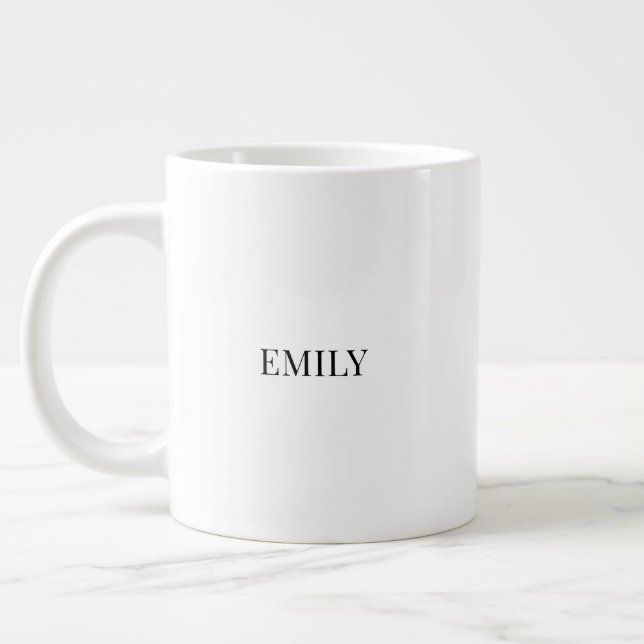 Personalized Couple Name Mug | Minimal His and Her (Left)