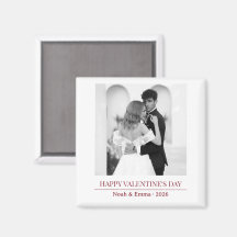 Personalized Couple Names & Year - Elegant Photo 
