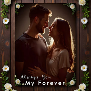 ✅Personalized Couple Photo Custom Engagement Gift Print