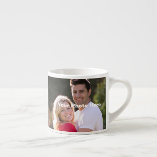 Personalized Couples Photo Espresso Mug