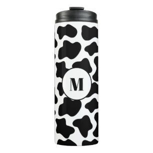 Personalized Cow Print  Thermal Tumbler