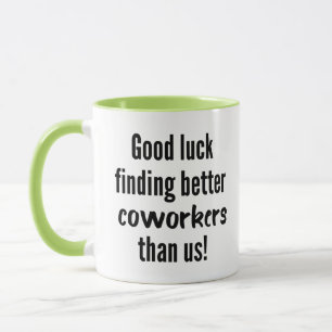 Personalized Coworker Farewell Gift - Good Luck Mug