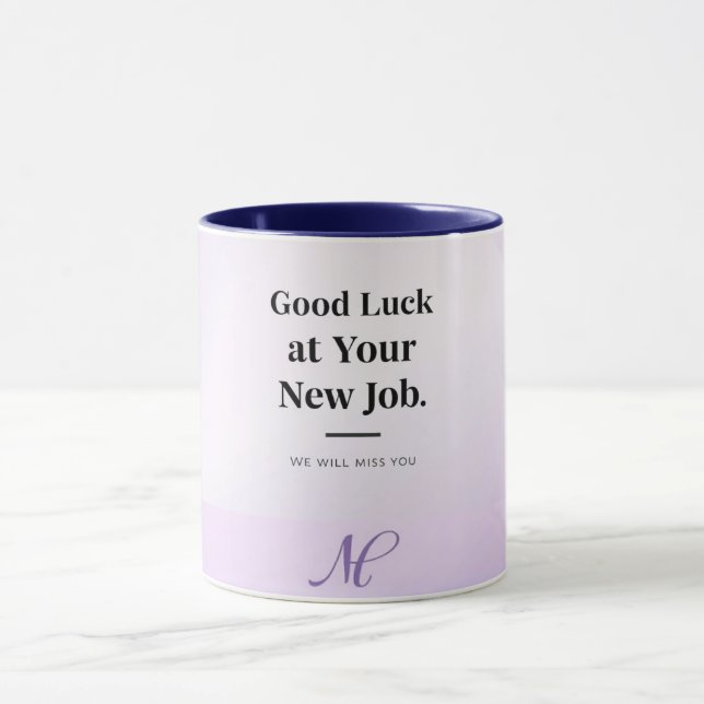 Personalized Coworker Farewell Mug – Custom Name (Center)