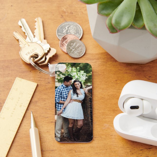 Personalized Create Your Own Photo Keychain Gift (Desk)