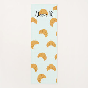 Personalized Croissant Yoga Mat