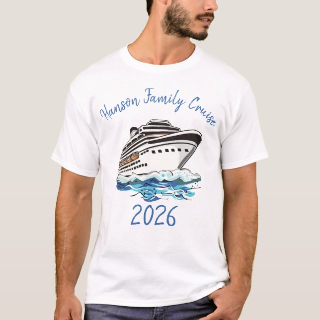 Personalized Cruise Ship T-Shirt (Front)