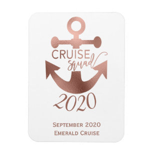 Personalized Cruise Squad Birthday Family Trip Magnet