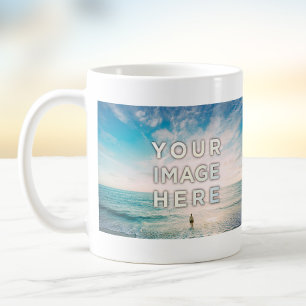 Personalized Custom 2 Photo Coffee Mug