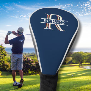 Personalized Custom 3-Color Monogram Name  Golf Head Cover