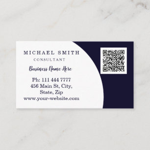 Personalized Custom Corporate QR Code Logo Busines Business Card
