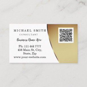 Personalized Custom Corporate QR Code Logo Business Card