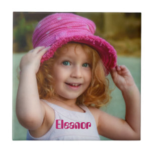 Personalized Custom Cute Kid's Photo Ceramic Tile