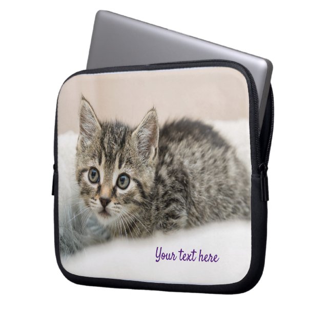 Personalized Custom Cute Pat Photo   Laptop Sleeve (Front Left)