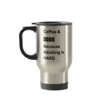 Personalized custom dog coffee lover gift