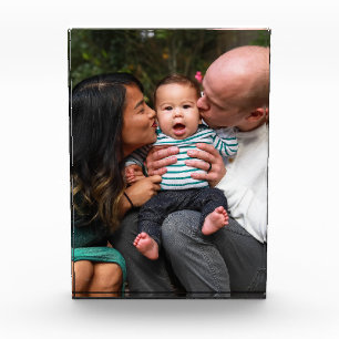 Personalized Custom Family Photo  Block