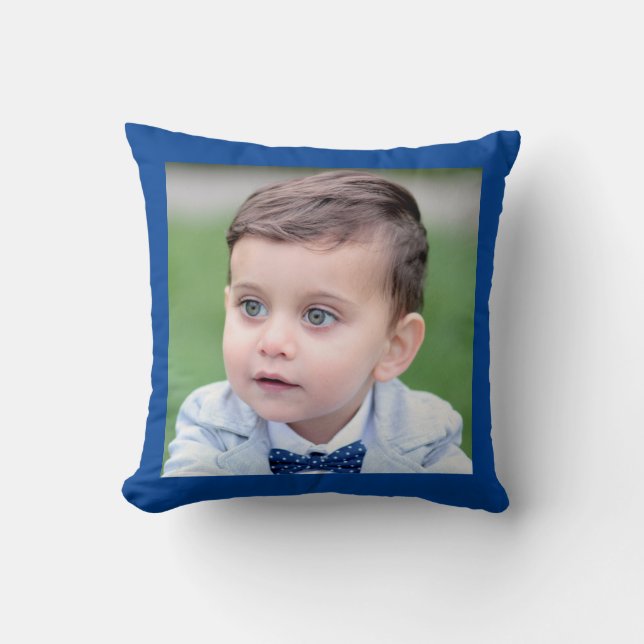 Personalized Custom Family Photo Cushion (Front)