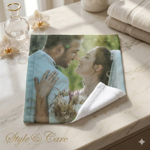 Personalized Custom Image Soft Wash Cloth Twl Gift