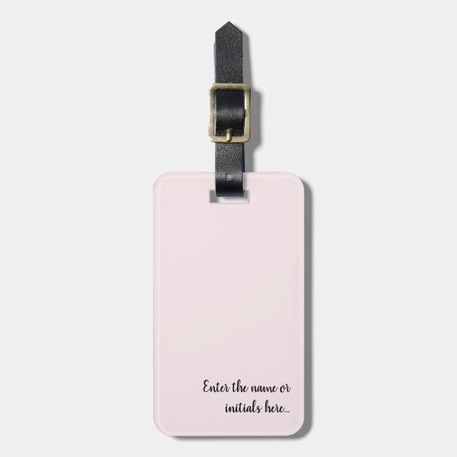  Personalized Custom Luggage Tag (Front Vertical)