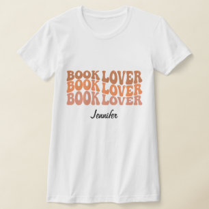 Personalized Custom Name Book Lover Reading TShirt