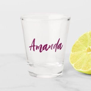 Personalized Custom Name Bride bachelor Party Shot Glass