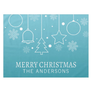 Personalized Custom Name Christmas   Tablecloth