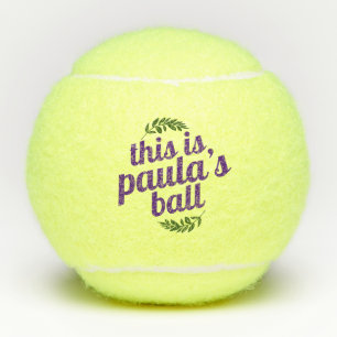 Personalized Custom Name Tennis Balls