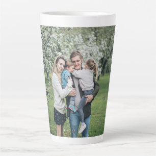Personalized Custom Photo Best Dad Ever Latte Mug