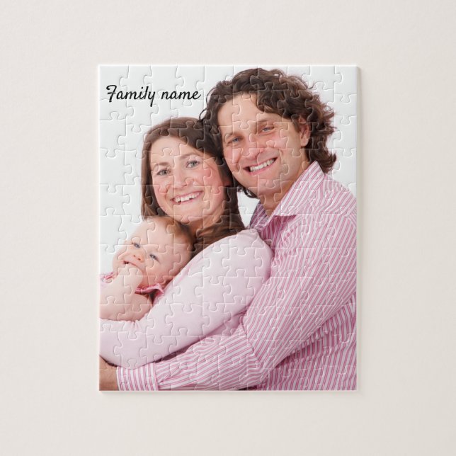 Personalized Custom Photo Jigsaw Puzzle Gift (Vertical)