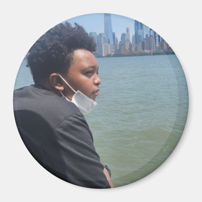 Personalized Custom Photo Magnet (Front)