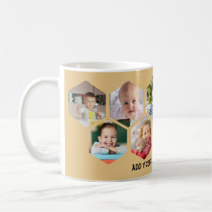 Personalized Custom Photo Mug with 10 Photos