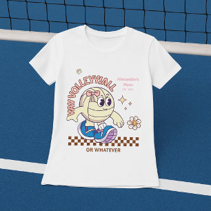Personalized Custom Volleyball Mother T-Shirt