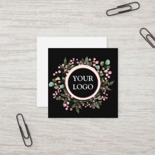 Personalized Custom Your Own Logo Square Business Card