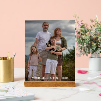 Personalized Custom Your Own Photo Acrylic Sign