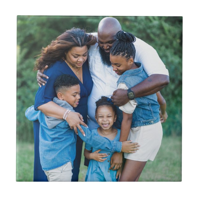 Personalized Custom Your Own Photo Ceramic Tile (Front)