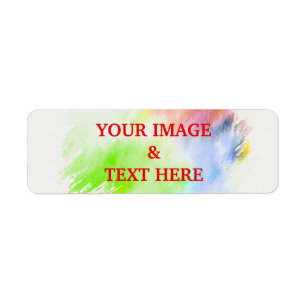 Personalized Custom Your Own Photo Label Return Address Label