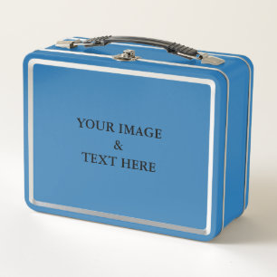 Personalized Custom Your Own Photo Metal Lunch Box